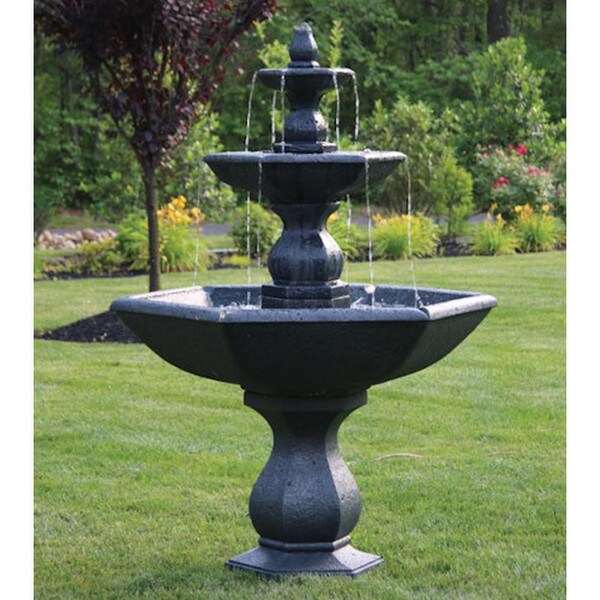 Boca Hexagon Three Tier Fountain 70.5" H